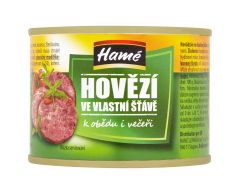 Maso hovězí ve vl.šťávě 180g