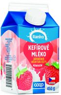 Kefírové mléko jahoda 450g Ranko