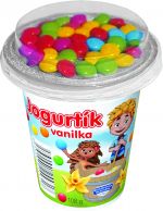 Bobík Jogurtík vanilkový s čokoládovým dražé 108g