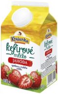 Krajanka Kefírové mléko jahoda 450g