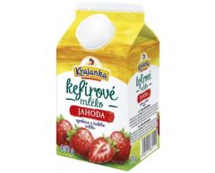 Krajanka Kefírové mléko jahoda 450g