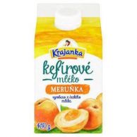 Krajanka Kefírové mléko meruňka 450g