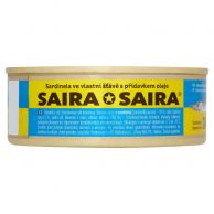 Saira Sardinela ve vl.šťávě 240g/168g Sokra