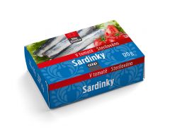 Sardinky v tomatě 120g Dle Gusta 