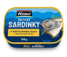 Sardinky baltické v oleji Hamé 110g