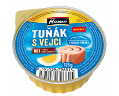 Tuňák s vejci 125g