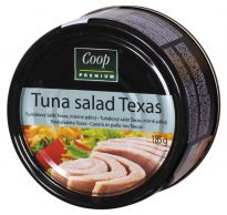 Salát tuňákový Texas 185g/55g COOP Premium