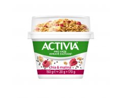 Jogurt Activia Mix Go malina a chia 170g