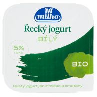 Milko Bio Řecký jogurt bílý 5% 130g