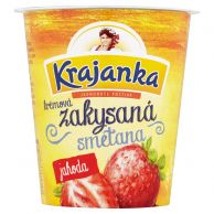 Krajanka zakysaná smetana jahoda 130g 