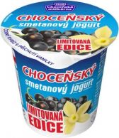 Choceňský smetanový jogurt č.rybíz 150g