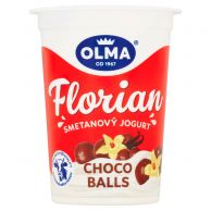 Florian smetanový jogurt Chocoballs 150g
