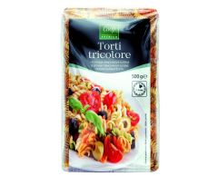 Torti tricolore semolinové 500g COOP Premium