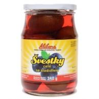 Kompot Švestky celé se sladidlem 370ml/180ml 