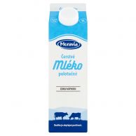 Mléko čerstvé polotučné 1l