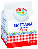 JČ Smetana lahodná 33% 250ml 