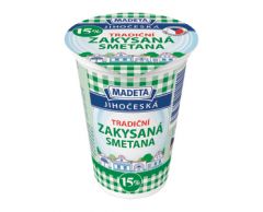 JČ zakysaná smetana 15% 180g Madeta