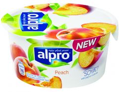 Alpro sojový jogurt broskev 150g (fermentovaný výrobek)