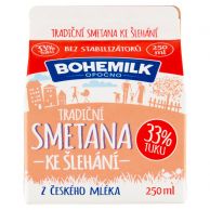 Smetana ke šlehání 250ml 33%