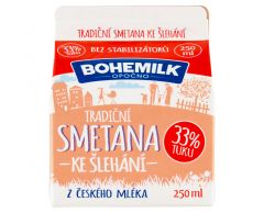 Smetana ke šlehání 250ml 33%