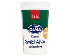 Smetana kysaná 16% 200g