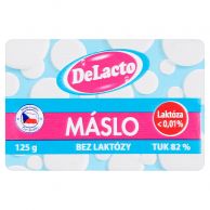 DeLacto máslo bez laktózy 82% 125g