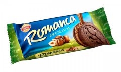Romanca Premium sušenka kakaová náplň lískooříšková 38g  
