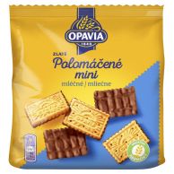 Zlaté Polomáčené mini sušenky Mléčné kakaová poleva 145g 
