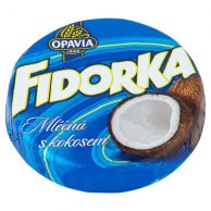Fidorka Mléčná s kokosovou příchutí 30g modrá 