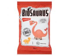 Biosaurus Ketchup kukuřičné křupky s příchutí kečupu 50g