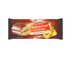 Dialine medový perník s ovocnou náplní meruňka  tmavou pol.60g  