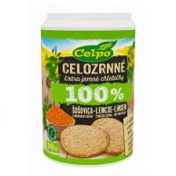 Chlebíčky Celpo Celozrnné Čočkové s mořskou solí 90g 100%