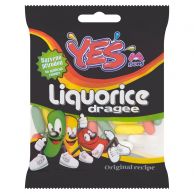 YES Liquorice dražé s lékořicovou příchutí 60g 