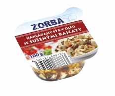 Zorba nakládaný sýr šušená rajčata 100g