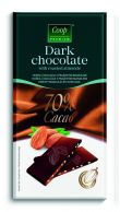 Dark chocolate s praženými mandlemi 80g Coop Premium