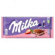 Čokoláda Milka Strawberry&Yoghurt flavour 100g
