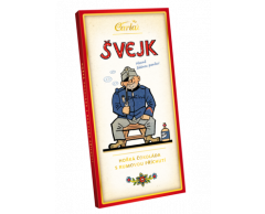 Čokoláda Švejk hořká s rumovou příchutí 80g 