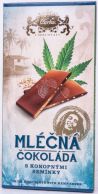 Čokoláda mléčná s konopnými semínky 80g 