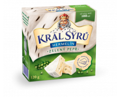 Král sýrů Zelený pepř 120g