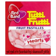 Tutti Frutti Red Band Hearts želé s ovocnou příchutí 15g