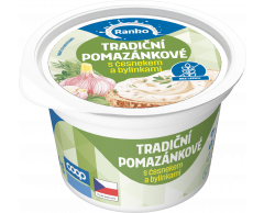 Tradiční pomazánkové s česnekem a  bylinkami 150g Ranko