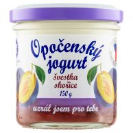 Opočenský jogurt švestka skořice 150g