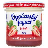 Jogurt Opočenský jahoda 150g