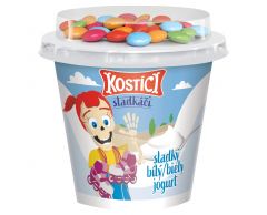 Kostíci Sladkáči jogurt s čoko dražé 109g 