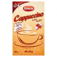 Cappucino méně sladké -30% cukru 10x12g 