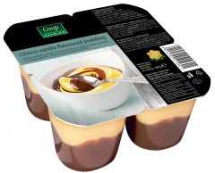 Puding Choco Vanilla 4x125g COOP Premium