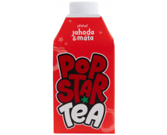 POPSTAR Tea led.čaj příchuť Jahoda & Máta 500ml