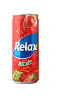 Relax limonáda příchuť Jahoda 0,33 L plech 