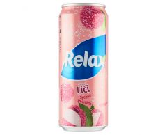 Relax limonáda příchuť Liči 0,33L plech