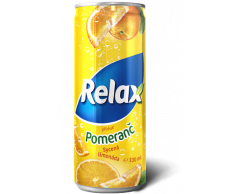 Relax limonáda příchuť Pomeranč 0,33 L plech 